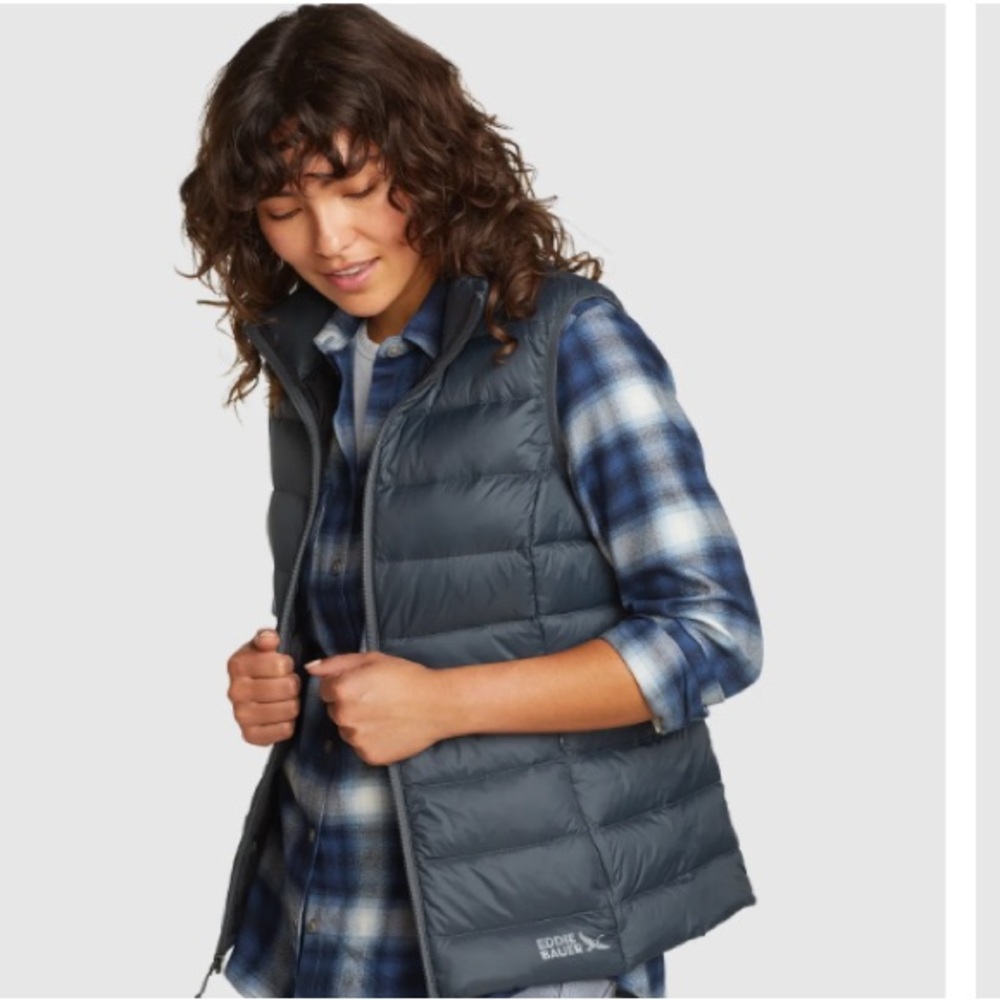 Eddie Bauer Woman’s EB650 Packable Puffer Vest Medium